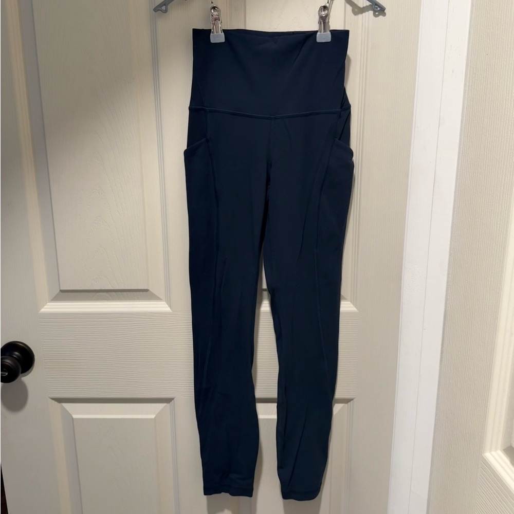 Lululemon True Navy Align High Rise Leggings w/ Pockets - Picture 2 of 6